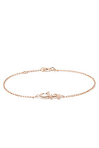 Hobb Bracelet, 18k Pink Gold & Diamonds